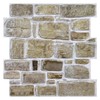 COMSTICKC 3D Faux Stone Peel and Stick Wall Panel, Faux