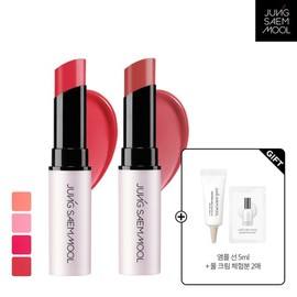 Jung Saem Mool 워터 틴티드 립밤 + 마스터클래스 앰플선 5ml + 에센셜 물크림 1ml x 2매 Water Tinted Lip Balm + Masterclass Ampoule 5ml + Essential Water Cream 1ml x 2 sheets