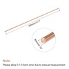 sourcing map 4mm Diameter 300mm Length Solid Copper Round Bar