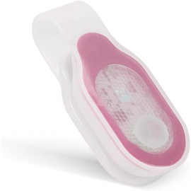 Rchargeable Nurse Light Clip On for Night Shift, Bright Hand-Free Nursing Work Flashlight, Lightweight Nurse Scrub Light for Badge, Emergency Clip-on Flashlight for Travel, Walk,Run,Sports (Pink)