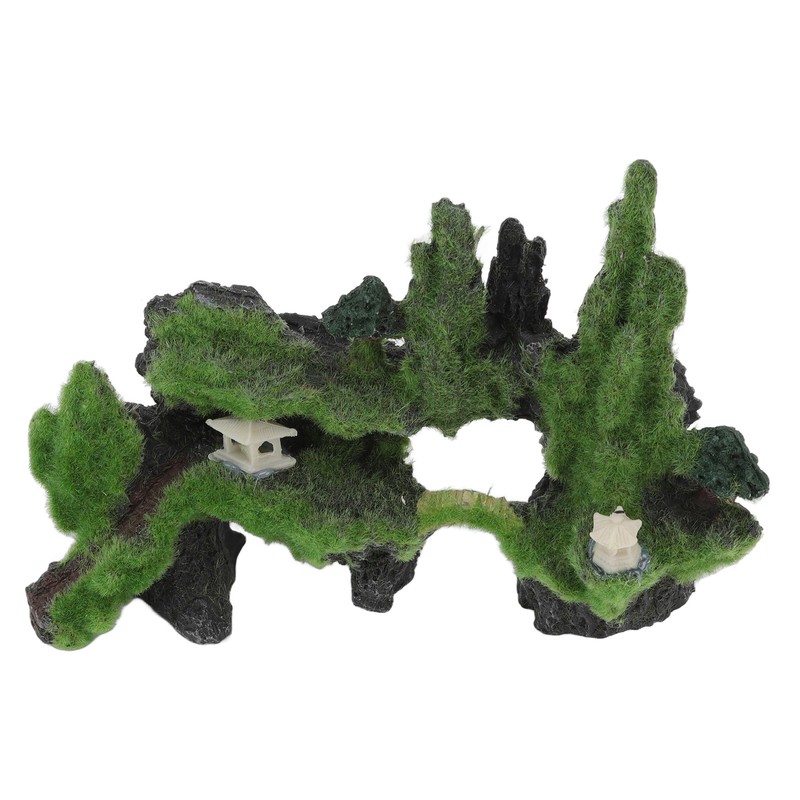 Moss Rockery Aquarium Decoration Artificial Moss Rockery Ornament for Aquarium