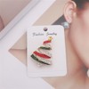 Rhinestone Christmas Tree Brooch for Women Beauty New Year Tree