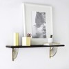 MOROBOR 2PCS Metal Craft Bracket Floating Shelves Shelf Brackets Wall