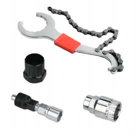 4 Piece Bicycle Repair Tool Set, Bicycle Cassette Removal Tool, Bicycle Repair Tool, Bicycle Repair Kit, Tool for Removing Bicycle Cassettes with