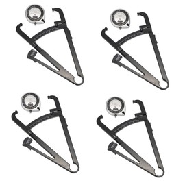 FOMIYES 4sets Ruler Body Measuring Tape Compact Fat Caliper for Fitness 2pcs*4