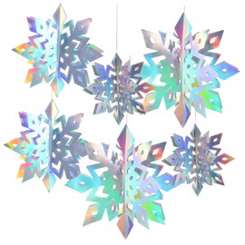 Kisangel Hanging Snowflake Pendant for Christmas Tree Christmas Decorations Snowflake Decor Xmas Tree Ornaments
