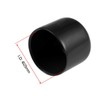 TOP-VIGOR 5Pcs Rubber End Caps, 25mm ID Round Flexible Screw