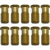 Poolzilla 10 Pack Pool Safety Cover Threaded Brass Insert Screw