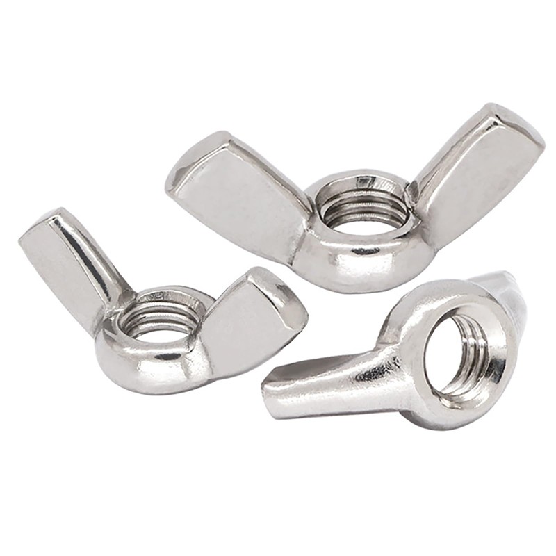 20Pcs Metal M6 Wing Nuts High Strength M6 Wing Butterfly