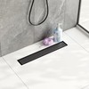 Neodrain 18-Inch Linear Shower Drain,with 2-in-1 Flat & Tile Insert