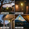 YUMAMEI Solar Pendant Lights, Solar Powered Shed Light with Pull