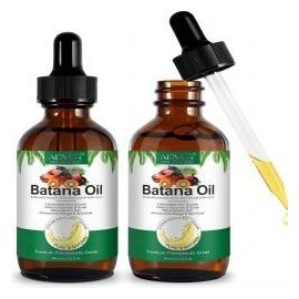 Aliver Batana Oil, Batana Oil Organic Cold Press for Hair, Eyebrow & Eyelash (60ml/2.02 fl.oz) - Specification: Batana Oil 60ml *2