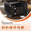 HealSmart 4 Panel 24" Plastic Dog Playpen, Folding & Portable