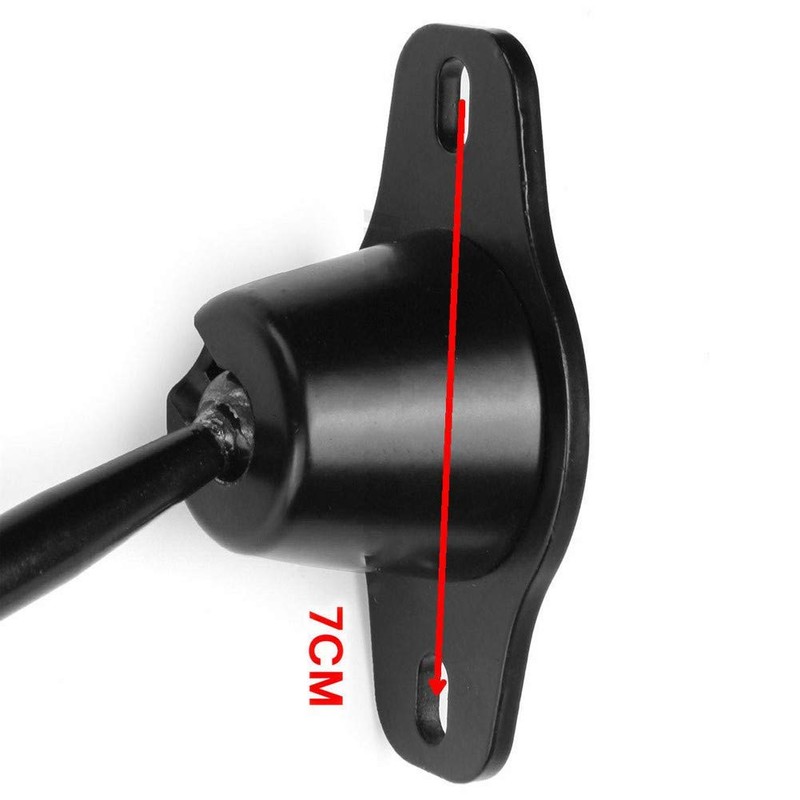 Universal F1 Style Side Mirrors Glossy Black Rear View Mirror