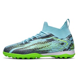 Biayvisas Soccer Cleats Mens Womens Turf Soccer Shoes Indoor Unisex AG TF Football Boots Adult Youth Wide Training Shoes Outdoor (5505 TF Yue_40)