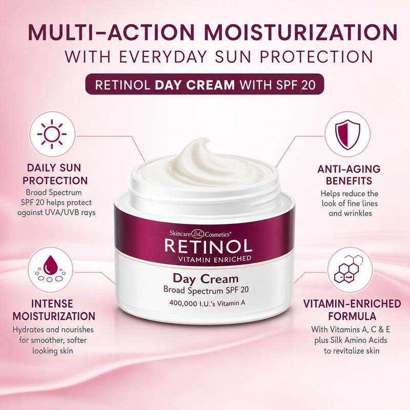 Retinol LIVAURA Skincare LdeL Cosmetics Cream Vitamins A + C