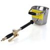 Uenede Stucco Sprayer Gun, 4 Jet Cement Mortar Paint Hopper