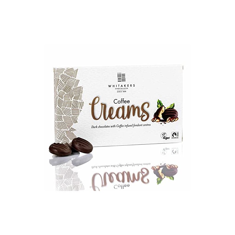 Whitakers Coffee Creams 150g x 1 - Fairtrade, Vegan