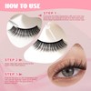 FADVAN(BY001) Half False Eyelashes, 3D Russian Volume, 10 Pairs of