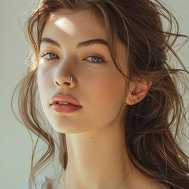 Nose Rings for Women Fake Body Jewelry Non Pierced Nose Rings Clip On Nose Rings Rhinestone CZ Faux Lip Septum Nose Ring Jewelry Gift for Girls