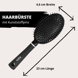 PARSA Beauty Hair Brush, Oval Allround Hair Styling Brush with Matte Finish Surface in Various Colours