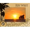 Saddle Mountain Souvenir Key West Florida with Map Laser Engraved