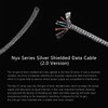 DD ddHiFi TC07S Nyx Series Silver USB-C to USB-C HiFi