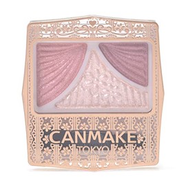 Canmake Powder Juicy Pure Eyes 14 Tender Flower, 0.05 oz (1.3 g), Glossy, Transparent, Pearl, Glitter, Wet Shine