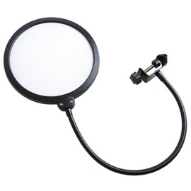 keepdrum EMH019WH Microphone Pop Filter Popkiller White