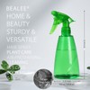 Bealee Spray Bottles 3-Pack, 16 Oz, Mist & Stream, Plastic