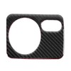 Aramox Carbon Fiber 6-Way Push Button Headlight Switch Frame Trim