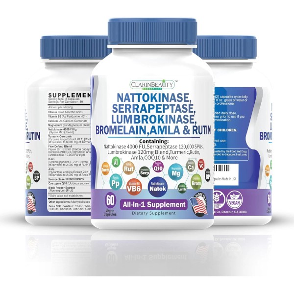 Does not apply Premium Nattokinase 4000 FU Serrapeptase 120000 SPU