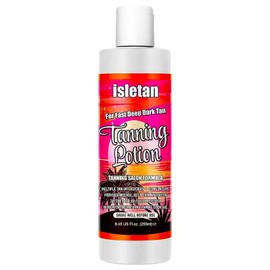 isletan Loción bronceadora para cama solar, loción bronceadora para cama solar, loción bronceadora para exteriores con sabor a melocotón, loción para cabina de bronceado para un bronceado más rápid