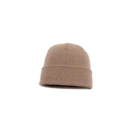 Breiter XXL Knitted Hat for Larger Heads, Winter Hat, Wool Beanie, sand