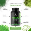 Greens Blend 180 Cpsulas. Ingredientes naturales Espirulina, Moringa, Weathgrass Clorela,