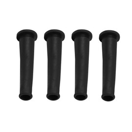 SEIWEI - 4 protectores de cable para amoladora angular de 110, protector de cable de goma, funda de cable de alivio de tensión, 75 mm de longitud, tamaño grande, color negro