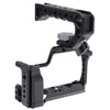 FocusFoto Camera Cage +Top/Side Handle Grip Kit, Aluminium Alloy Video