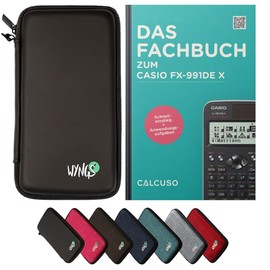 CALCUSO Accessory Standard Set Black compatible for Calculator Casio FX-991DE X (German)