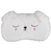 Ulife Mall Cute 3D White Puppy Kids Sleeping Mask, Funny