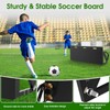 RINREA 3-in-1 Soccer Rebounder Board, Foldable Rebounder Soccer Wall, Portable