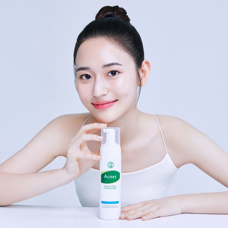 Acnes Clear & White Foaming Wash 130ml, 2 units /