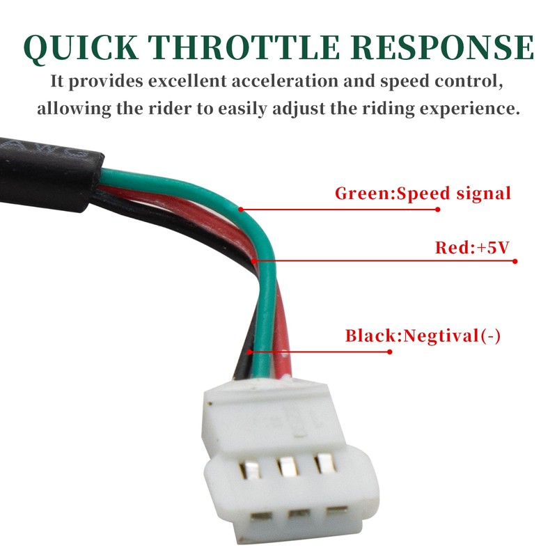 Qmagic Thumb Throttle Compatible with Go-trax GXL V2 Electric Scooter,
