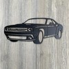 Dodge Challenger Metal Sign Cutout - Challenger Powder Coated Metal