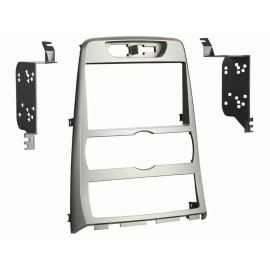 Hyundai Complete Installation/ Double Din Dash kit for 10-11 Genesis Coupe (Silver)
