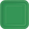 Unique 31871 9" Square Dinner Plates | Emerald Green Color