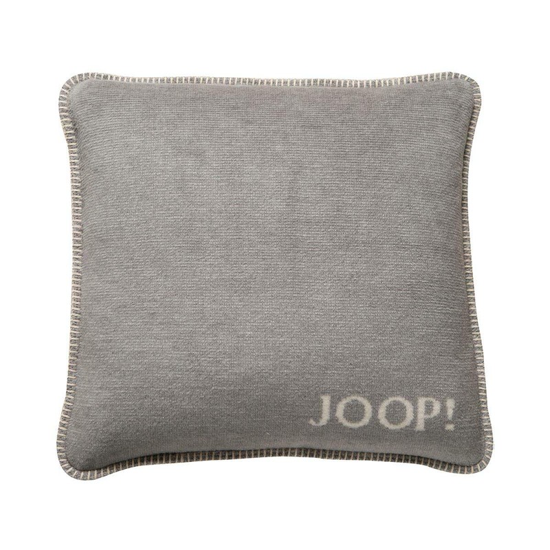 Joop 754646 Cushion Cover Plain Double-Sided Silver Natural Cotton/Polyacrylic Dimensions: