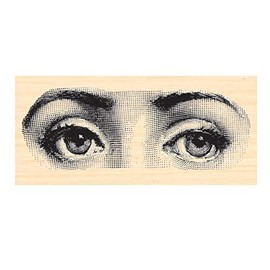 P132 Eyes rubber stamp