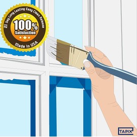 Wide Blue Painters Tape, 6 inch x 60 Yards, 3D Printing Tape, Easy Clean Removal up to 21 Days, Masking Tape