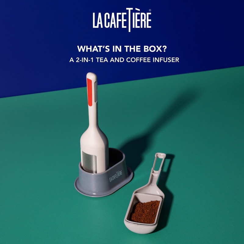 La Cafetière Brewstir 2-in-1 Multi-Functional Tea Infuser, Coffee Infuser with