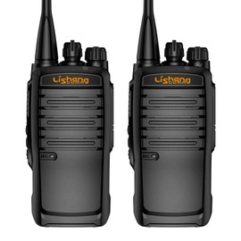 Lisheng UHG-03 GMRS Two Way Radio, 16 Channels high Power walkie talkies for Adults Long Range. (2)